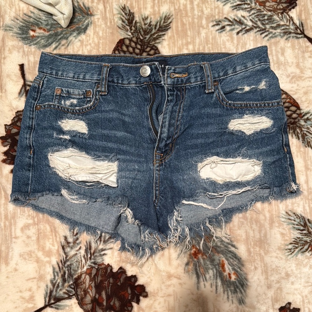 Distressed Denim Women's Shorts